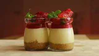 No Bake Cheesecake pots recipe