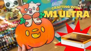 Crafting with the xTool M1 Ultra: Making My Own Halloween Decor 🎃