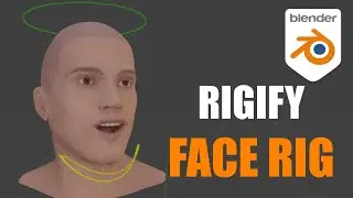 [Blender 2.8/2.9] Rigify Face Rig (Rigify Series, Part #9)