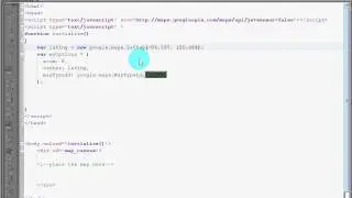 Creating google maps with API V3