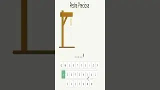 JOGO DA FORCA - CATEGORIA PEDRA PRECIOSA #shorts