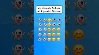 Wer schafft dieses Rätsel?! #quiz #rätsel #smiley #emoji #fy #shorts