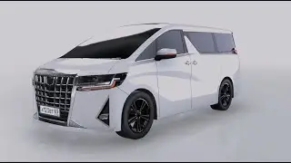 Toyota Alphard 2020 из Automation для BeamNG.Drive.