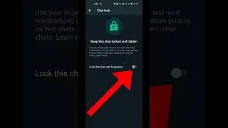 How To Lock Chats On WhatsApp | WhatsApp New Update | How To Hide WhatsApp Chat