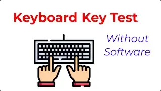 How To Test Keyboard Working or not |  Keyboard Test Online |