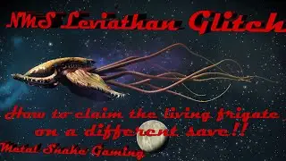 NMS glitch workaround "I can't claim my living frigate on a different save!!"