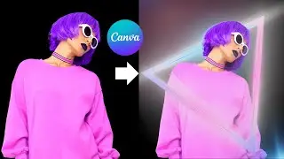 Neon Light Effect Canva Tutorial