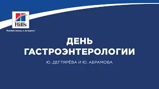 Вебинар на тему: «День гастроэнтерологии». Лекторы - Юлия Дегтярёва и Юлия Абрамова.