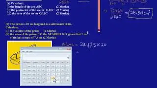 CSEC CXC Maths Past Paper 2 Question 4b May 2012 Exam Solutions (Answers)_ by Will EduTech
