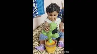 Aaruhi ko bilkul dar nhi Laga Talking Toy se 😂😀 #talkingtoy #notscared #cutebaby