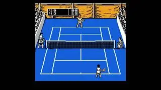 Jimmy Connors Tennis (NES) Playthrough/Longplay