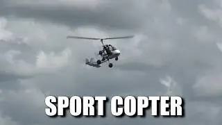 Sport Copter gyroplane flying at Bensen Days gyro Event