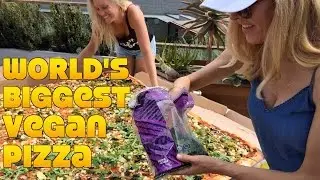 World's BIGGEST Vegan Pizza