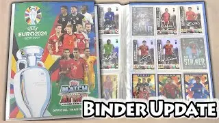 MATCH ATTAX EURO 2024 COLLECTION PROGRESS | Binder Update | All Cards We Have Packed So Far!