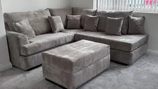 How to Make Your Living Room Cozy with the Corner Sofa! | DIY Couch Makeover |