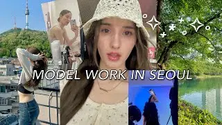 Weekly seoul vlog 🫐🪄💘 model shoots, vegan food, and spring days 외국인 모델 소피아 브이로그💘