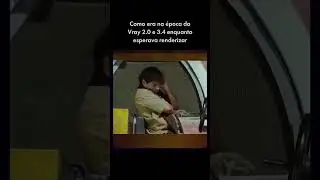 O Pc ficava só para o render, não dava para fazer mais nada 😂😂