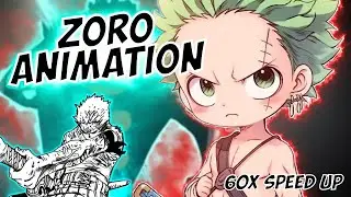 ⚔️🤺Tiny Zoro - Animation - One Piece.  @yuphi_kid   ⚔️🤺
