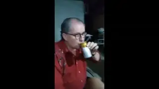 Pastor Reuel bebendo e Sobrinho Revoltado