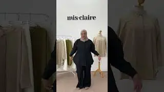 Mis Claire Plus Size Una DEMURE Curved Hem Hidden Button Blouse