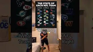 What State Is Your NFL Team In Currently Right Now? 🤔🏈 #nfl #sports #shorts
