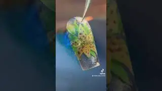 🔥NEW.Ледяные хрустальные цветы.ЛЕГКИЙ ДИЗАЙН НОГТЕЙ #nailart #naildesign #tutorial #manicure #nail