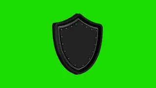 4K Green Screen Free - LOGO SHIELDS 3D ANIMATION COLLECTION
