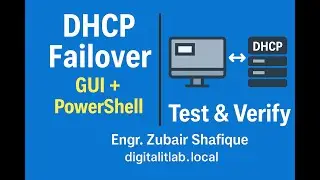 DHCP Failover Configuration | Step by Step GUI + PowerShell | Windows Server Tutorial