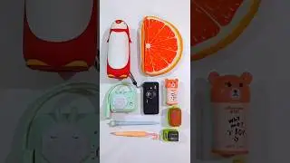elegant stationery items- pencil sharpener, pencil case, water bottle, pencil, #stationery #craft