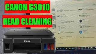 Canon G3010 printer head cleaning deep cleaning gampang banget