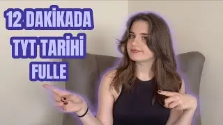 12 DAKİKADA TYT TARİHİ FULLE! | Derece Öğrencisinin Notları 