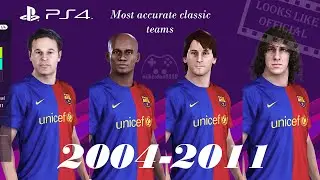 classic Barcelona pes 2020 (2004-2011) [PS4] (updated) pes 20 Barcelona clásica pes 2020 PS4