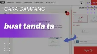 CARA BUAT TANDA TANGAN DALAM PDF & WORD TANPA RIBET, HANYA DALAM 1 DETIK   @HamsenRambe21 #youtuber