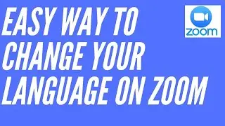 how to change language on zoom in 2020