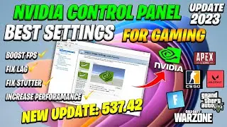 Nvidia Control Panel Latest Update 537.42 | Nvidia Best Optimizations & Settings For Gaming (2023)