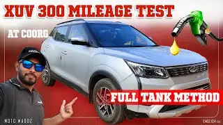 Mahindra XUV300 Mileage test || Full tank method