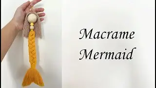 Macrame for kids | Macrame mermaid | Easy tutorial
