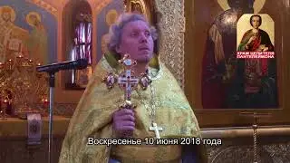 Воскресная проповедь протоиерея Вадима Гурина_10 июня 2018