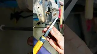 Homade sharp chisel #blacksmithing #blacksmith #bowieknife #craftsmanship #blacksmithshop #knife