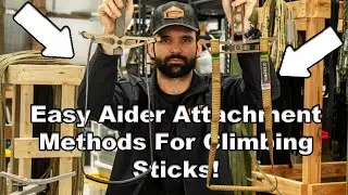 How to Attache ANY Hang Free® Aider To Your Climbing Sticks! | Amsteel & Sewn Options