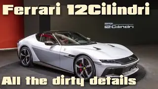 New Ferrari 12Cilindri // Old Engine And Interior Made of Plastic Waste