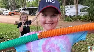 A Little Playground For Everyone Off-road Bike Track Hide & Seek & Swing!!! Caravan Life 13