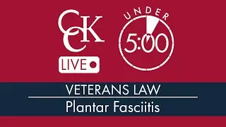 Plantar Fasciitis VA Disability Ratings