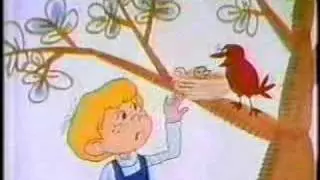 Sesame Street - Boy Rescues Baby Bird - Animated