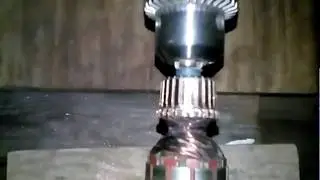 Проточка якоря у ш м