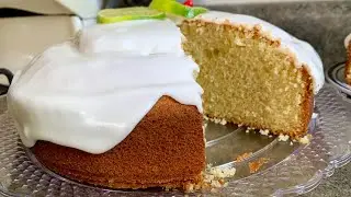 LEMON CAKE WITH ICING, mix and bake, no mixer required.