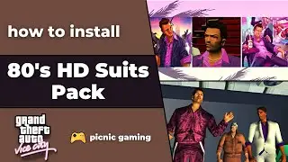 How to install 80's HD Suits in GTA Vice City | GTA Vice City Hd Tommy | GTA VC Remastered Install