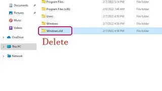 How To Delete Windows.old On Windows 11