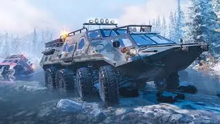 SnowRunner | 🔴 Достаём пропавший БТР