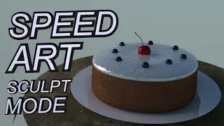 SPEED ART BLENDER | ТОРТ (CAKE)